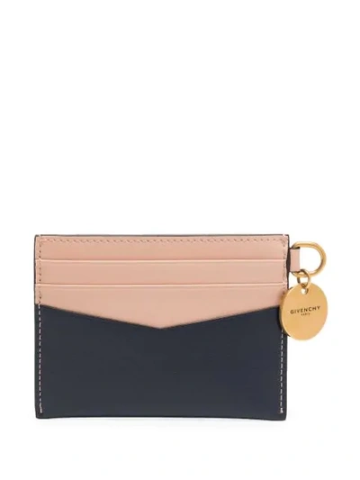 Shop Givenchy Edge Leather Card Holder In Black