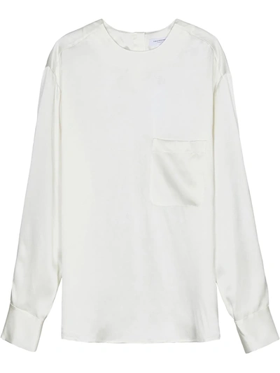 Shop Equipment Jeunelle Silk Blouse In White