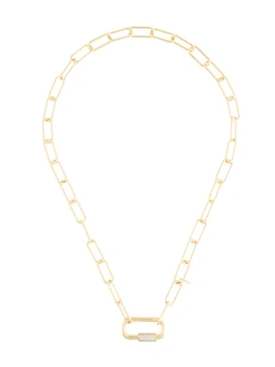 Shop Apm Monaco Yacht Club Sliding-ring Necklace In Gold