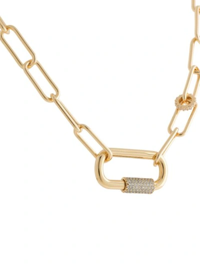 Shop Apm Monaco Yacht Club Sliding-ring Necklace In Gold