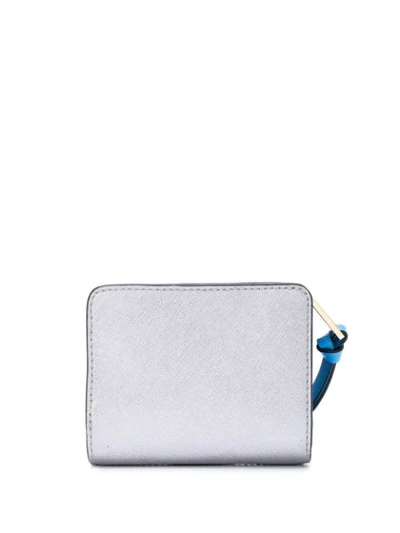 Shop Marc Jacobs The Snapshot Mini Compact Wallet In Blue