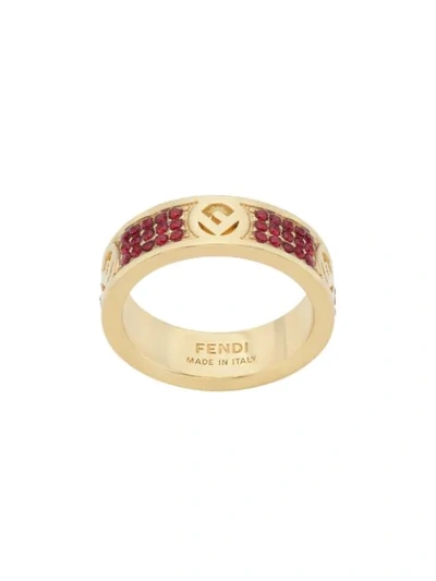 Shop Fendi F Is  Ring In Gold