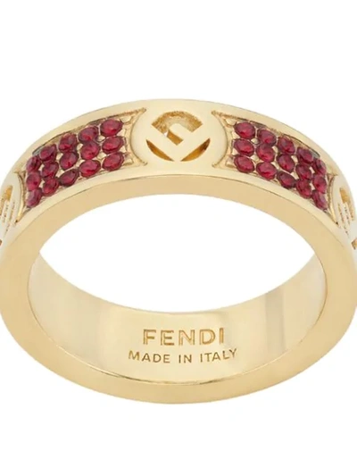 Shop Fendi F Is  Ring In Gold