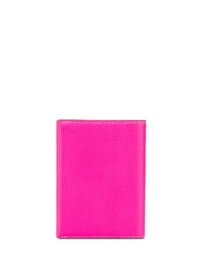 Shop Tory Burch Colour Block Wallet In Pink