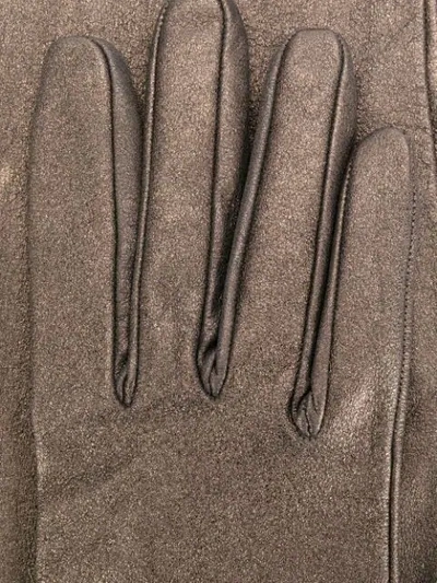 Shop Brunello Cucinelli Long Slip-on Gloves In Gold