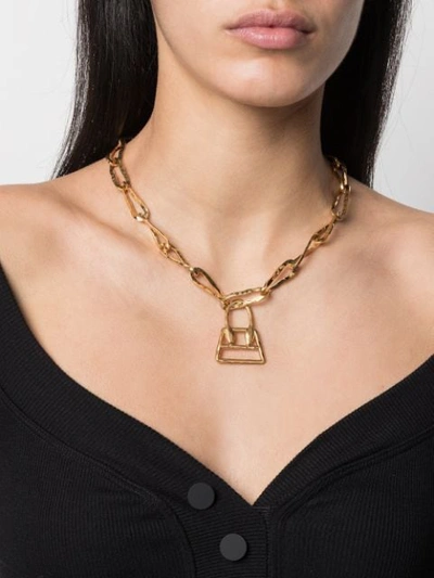 Shop Jacquemus Le Collier Chiquita Necklace In Gold