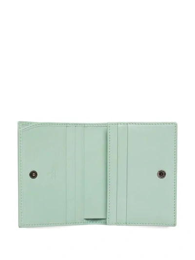 Shop Gucci Gg Marmont Bifold Wallet In Green