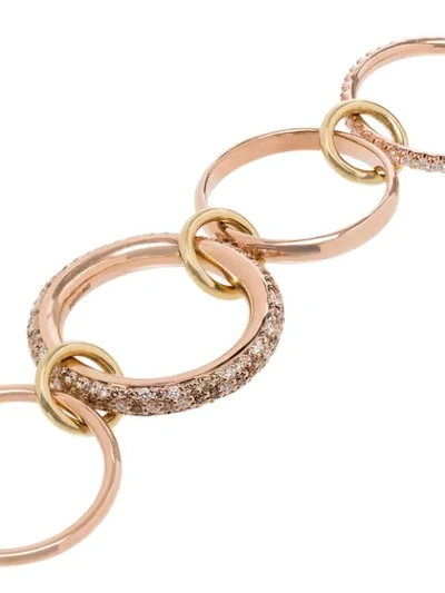 Shop Spinelli Kilcollin 18kt Yellow Gold Vega Diamond Ring In Rose Gold
