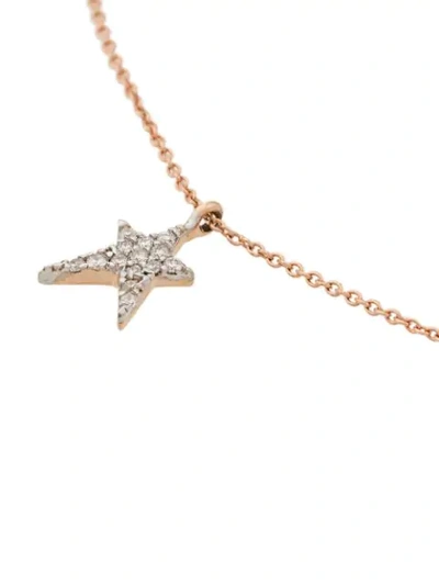 Shop Kismet By Milka 14kt Rose Gold Struck Diamond Star Necklace