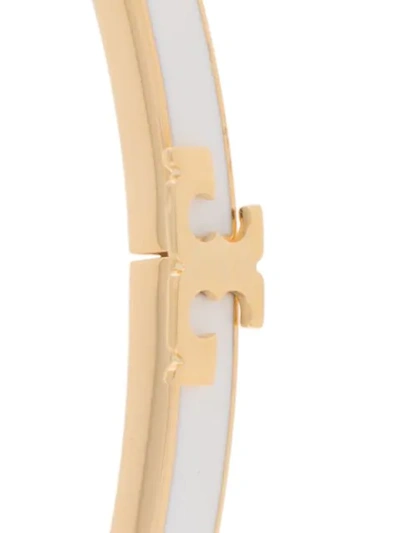 Shop Tory Burch Serif-t Stackable Bracelet In Gold