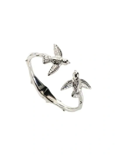 Shop Pinko Swallow Bracelet In Silver