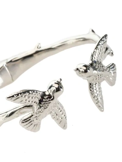 Shop Pinko Swallow Bracelet In Silver