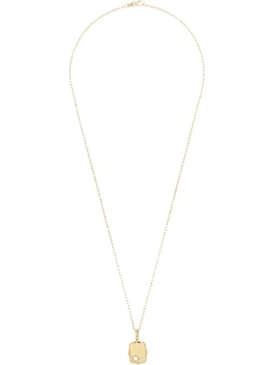 Shop Jade Trau 18kt Gold Vanguard Diamond Pendant Necklace