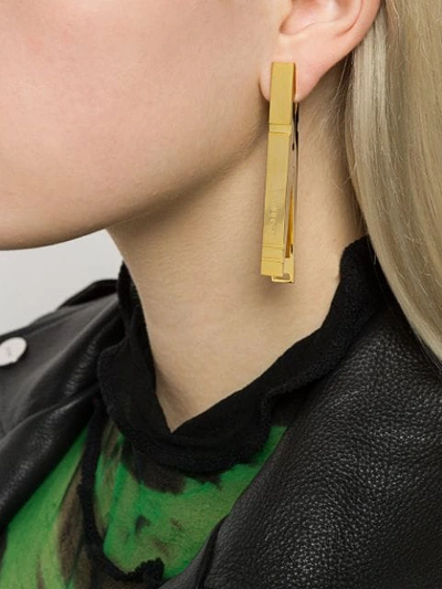 Shop Ambush Nobo Clip Single Earring In Gold