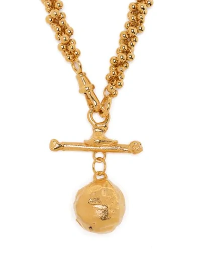 Shop Alighieri L'aura Choker Necklace In Gold