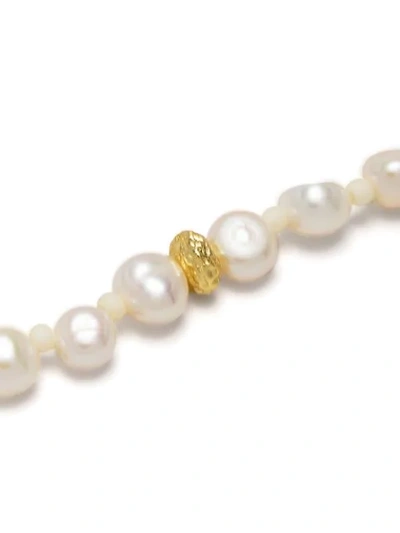 Shop Anni Lu Stellar Pearly Bracelet In Gold