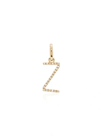Shop Rosa De La Cruz Z 18k Yellow Gold Diamond Charm Necklace