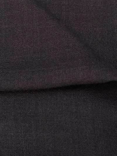 Shop Brunello Cucinelli Fringed Cashmere-blend Scarf In Black