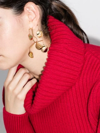 Shop Anissa Kermiche 18kt Gold Kinetic Mobile Earrings