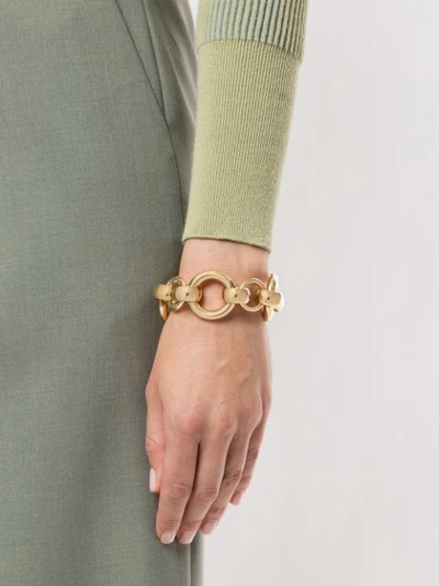 Shop Laura Lombardi Amara Link Bracelet In Gold