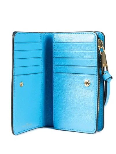Shop Marc Jacobs Snapshot Continental Wallet In Blue
