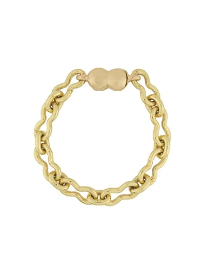 Shop Ellery Small Chain-link Bracelet In Gold