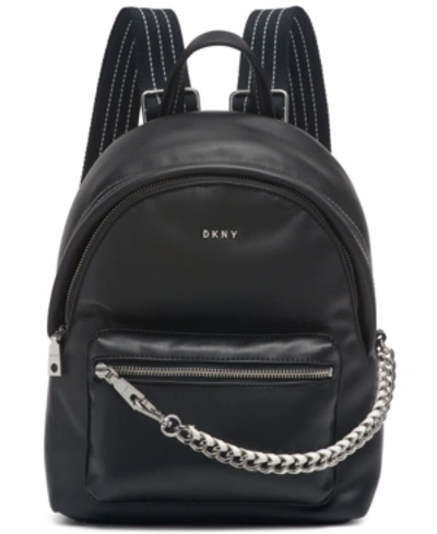 Shop Dkny Quinn Backpack In Black/silver