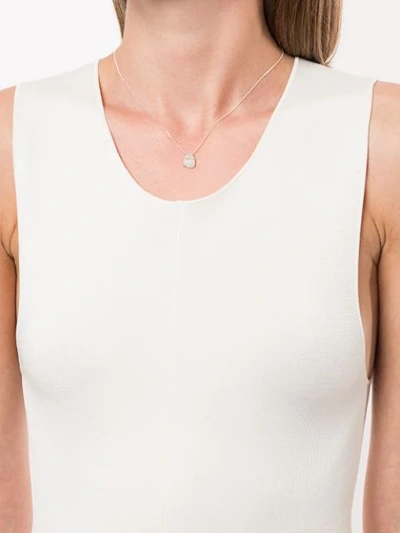 Shop Natalie Marie Naum Necklace In Silver