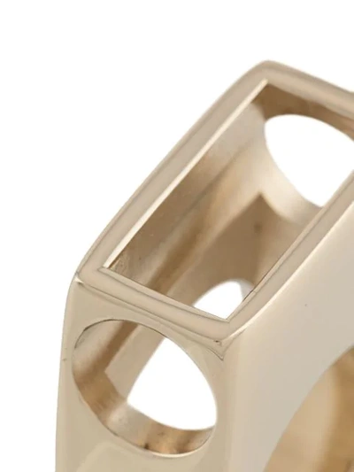 Shop D'heygere Canister Ring In Gold