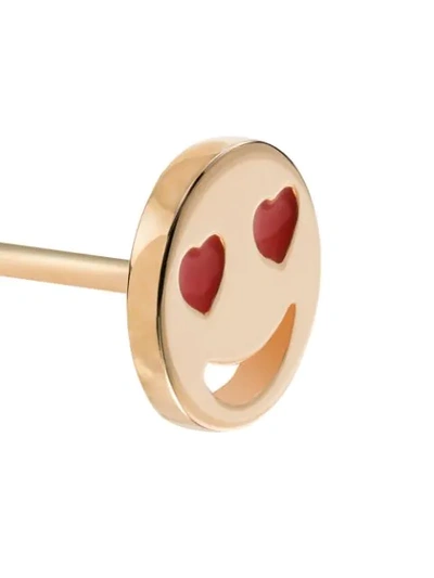 Shop Alison Lou 14kt Yellow Gold Love Struck Stud Earring