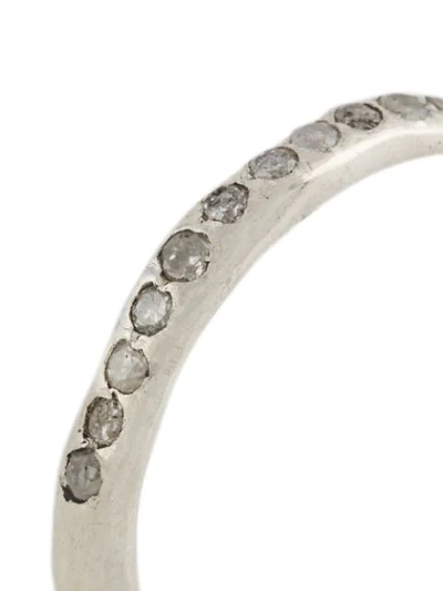 Shop Rosa Maria Encrusted Jewel Ring In Silver