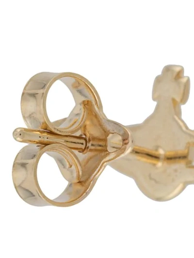 Shop Vivienne Westwood Farah Stud Earrings In Gold