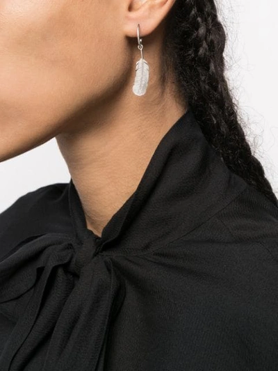 Shop Wouters & Hendrix Mixed Pearl-detail Earrings In Silver
