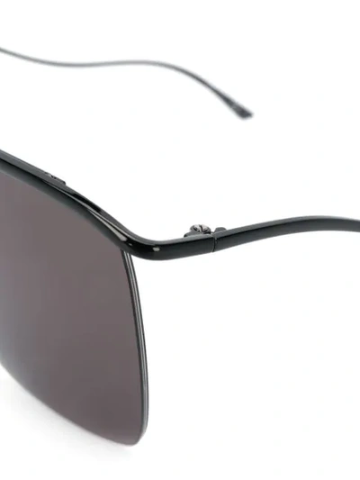 Shop Balenciaga Navigator-frame Sunglasses In Black
