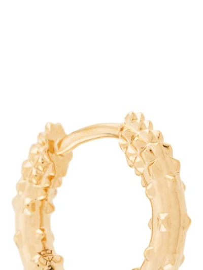 Shop Kasun London Mini Hoop Earring In Gold