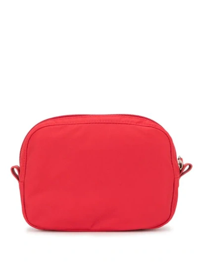 Shop Agnès B. Zipped Makeup Bag In Red