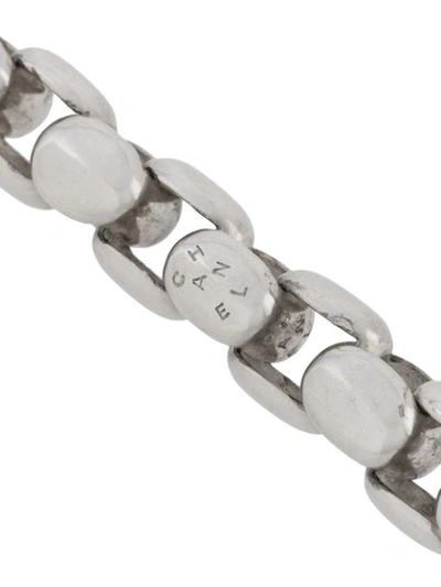 Pre-owned Chanel 2000 Metal Bracelet In Silver