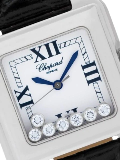 Pre-owned Chopard 2010  Happy Sport 24mm In White