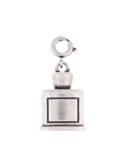Shop Ports 1961 Perfume Bottle Charm In Silver