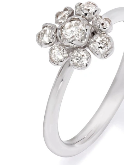 Shop Annoushka X Ramadan 18kt White Gold Marguerite Diamond Large Ring In 18ct White Gold