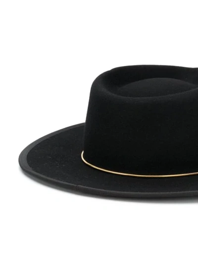 Shop Van Palma Anna Fedora Hat In Black
