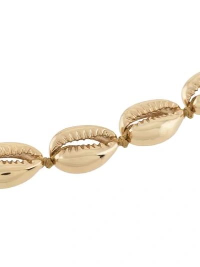 Shop Tohum Puka Shell Necklace In Gold