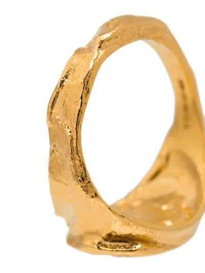 Shop Alighieri The Infernal Storm Ring In Gold