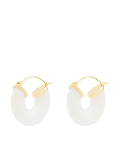 Shop Anni Lu 18kt Gold Plated Brass Swell Hoop Earrings
