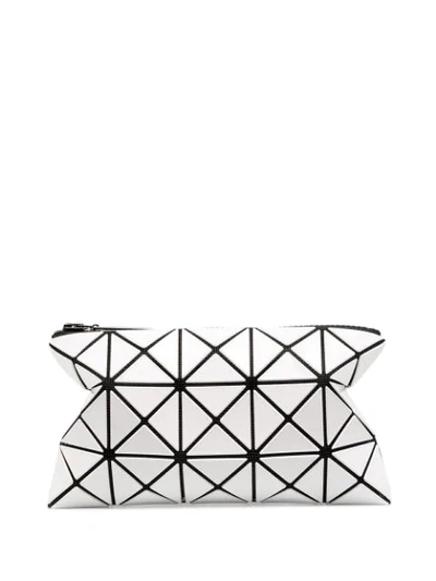 Shop Bao Bao Issey Miyake Prism Zipped Pouch In White