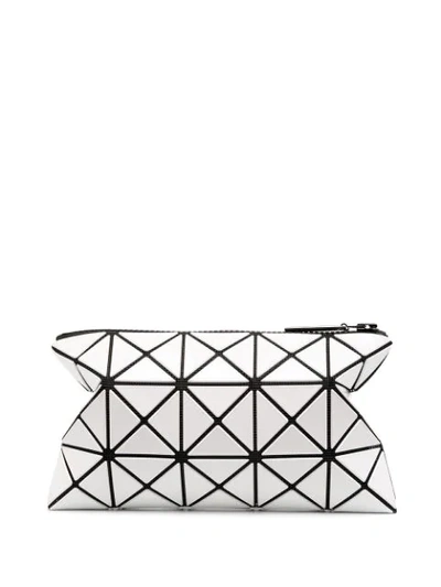 Shop Bao Bao Issey Miyake Prism Zipped Pouch In White