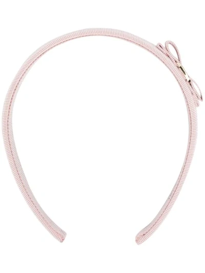 Shop Ferragamo Vara Bow-detail Headband In Pink
