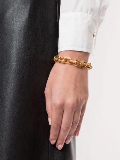 Shop Dolce & Gabbana Chain-link Charm Detail Bracelet In Gold