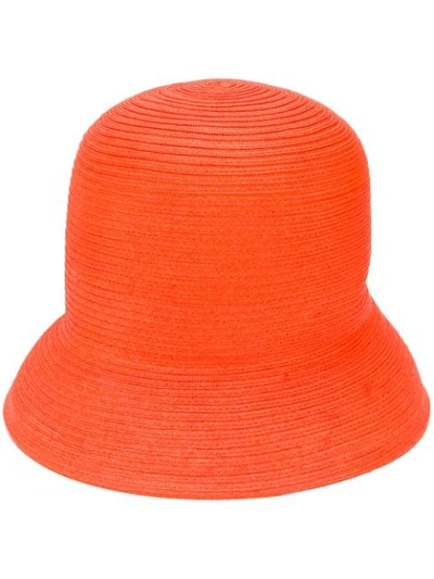 Shop Nina Ricci Tall Bucket Hat In Orange