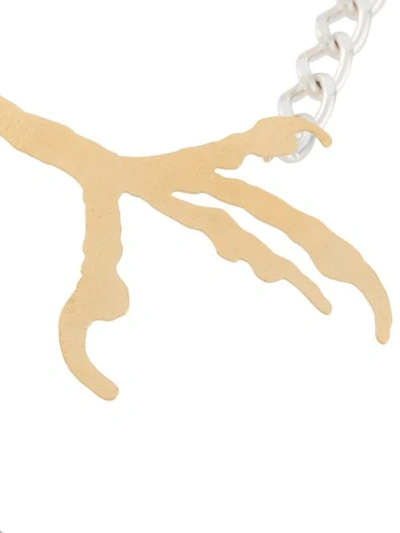 Wouters & Hendrix Talon Charm Necklace In Silver